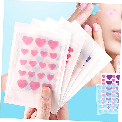 FRCOLOR 5 Folhas De Adesivos De Flores Rosa Removedores De Corpo Remendos De Remoção De Toupeira Rem