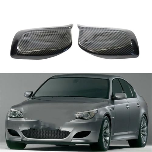 Couvercle de rétroviseur carbone pour BMW E60 E61 E63, finition prestige
