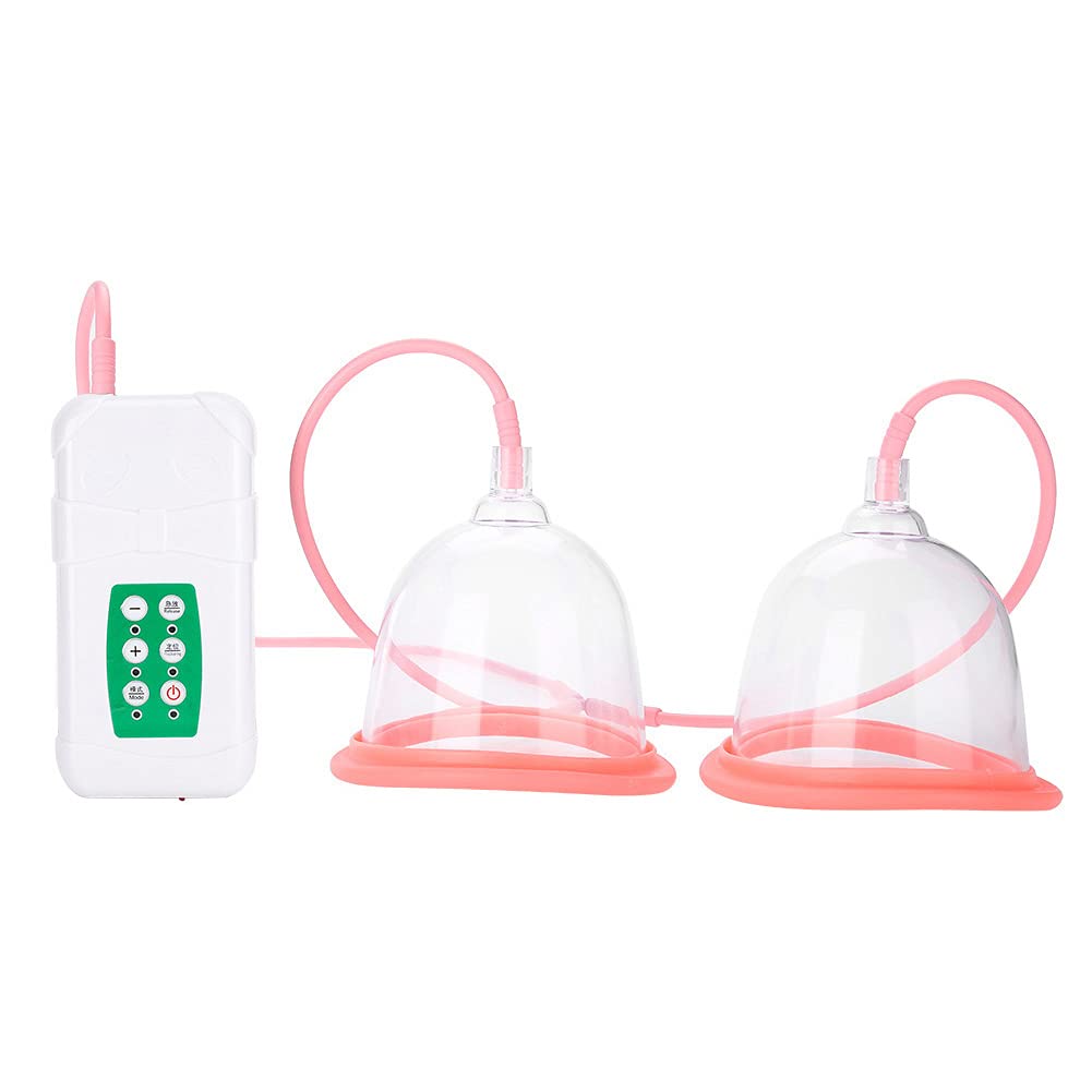 Appareil de massage de poitrine électrique, machine à expansion de poitrine, machine d'agrandissement de poitrine sous vide avec charge USB pour femme (tasse moyenne AB)