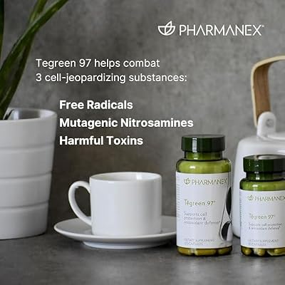 Nu Skin Pharmanex Tegreen 97 | 30ct | Premium Green Tea Extract Capsules, Powerful Antioxidant & Metabolic Booster with Digestive Enzymes, Essential for a Healthy Lifestyle