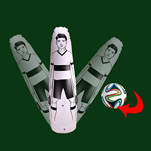 100 pcs 1.75 m Adulte Enfant Gonflable de Ballon de Football d'entraînement Gobelet de Gardien de But Air Soccer Train Sucette