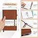 SUNEE Password Book with Colorful Alphabetical Tabs, Password Books for Seniors, Password Keeper Book for Computer and Internet Address Website Login, 5.3''x 7.7''- Brown