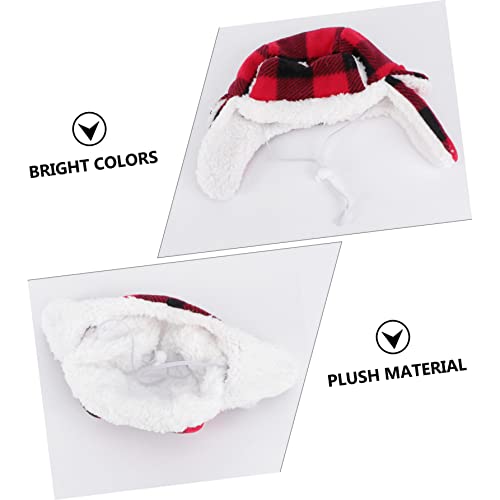 Balacoo 3 Pecas Capuz à Prova De Vento Para Animais De Estimação Chapéu De Natal Gato Chapéu De Papa