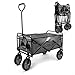 Toboli Bollerwagen faltbar Offroad grau, Faltbollerwagen belastbar bis 100 kg, Klappbollerwagen für Strand, Garten, Einkäufe en las günstig Kaufen-Toboli Bollerwagen faltbar Offroad grau, Faltbollerwagen belastbar bis 100 kg, Klappbollerwagen für Strand, Garten, Einkäufe