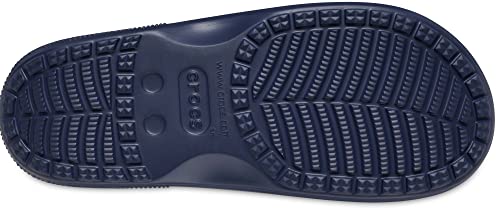Crocs Sandália unissex Baya II Slides para adultos, Azul marino, 36