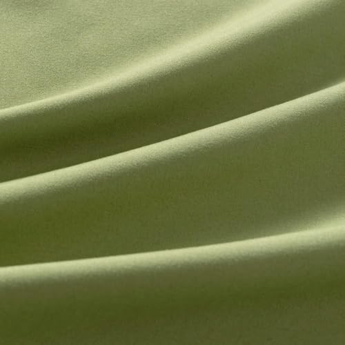 Image of Body Pillow Pillowcase with Zipper 1 piece,Olive Green,20 inchx54 inch | Body Pillow Cover with Zipper,Long Pillow Case,Cozy Microfiber Body Pillow Case Cover