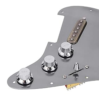 Dilwe Pickguard chargé de Guitare, pickguard avec micros précâblés à Aimant SSS pour Guitare électrique - Les Beatles, Paul McCartney, John Lennon, RIngo Starr, George Harrison Dilwe Pickguard chargé de Guitare, pickguard avec micros précâblés à Aimant SSS pour Guitare électrique – Image 7