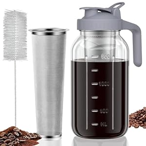 JunVpic Cold Brew Kaffeebereiter 1,8L Glaskrug