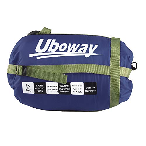 UBOWAY Hammock Underquilt - Packable Full Length Under Blanket, Camping Quilt(Navy)