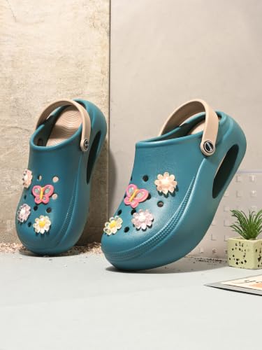 Image of DOCTOR HEALTH SUPER SOFT Women's Platform Clogs | Lightweight EVA Slip-On Garden Shoes with Adjustable Back Strap | Anti-Skid Cushioned Comfortable Casual Sandals for Indoor & Outdoor Wear