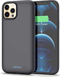 iPosible Battery Case for iPhone 12 Pro Max, 7800 mAh Additional Battery Charging Case Mobile Phone Case Battery Case Powerbank Case for iPhone 12 Pro Max [6.7 Inch] Portable Battery Case Battery Case