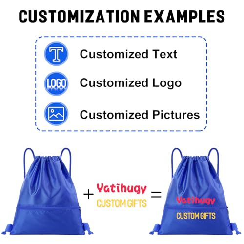 30 Pack Custom Drawstring Bags Bulk, Personalized Drawstring Backpacks with Initials Name for Sports, Draw String Back Bag for Travel Beach Dance Gymnastics Climb Trip Party Daily Use2