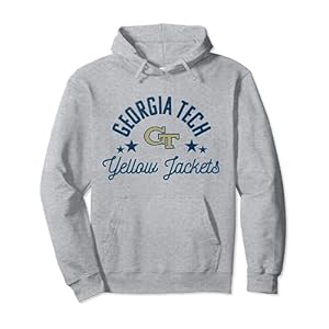 Georgia Tech Yellow Jackets Logo Pullover Hoodie