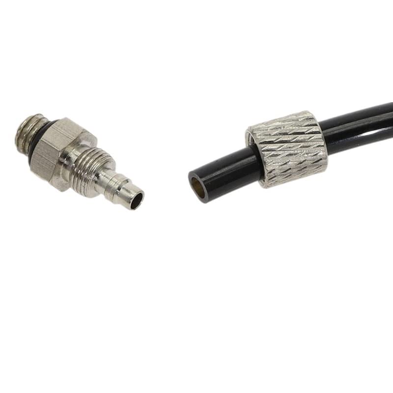 10 Pièces Mini Filetage Mâle M3 M4 M5 M6-Tube D'air OD 3mm