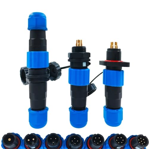 Conector IP68 SP13 docking de 7 pines para prolongación de cables 2