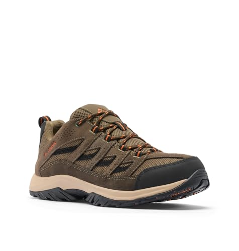 Columbia Mens Crestwood, Camo Brown/Heatwave, 11