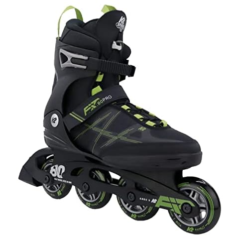 K2 Skate F.I.T. 80 PRO Herren Inline Skates — Black - Olive — 30G0211, EU: 45 (UK: 10.5 / US: 11.5) Cover