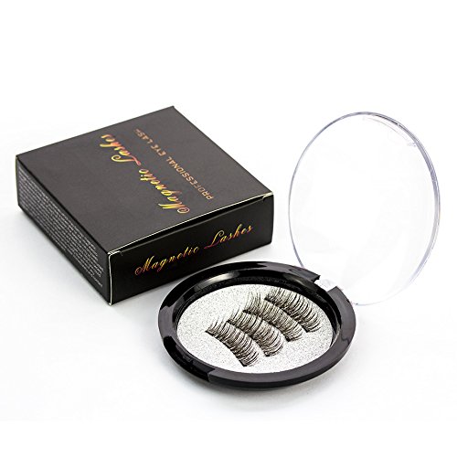 Magnetic Lashes Clip Eyelashes Set, Premium Magnetic Lash Applicator Tool Magnetic Lashes Clip with 3 Magnets 3D Reusable Magnetic Falses Eyelashes