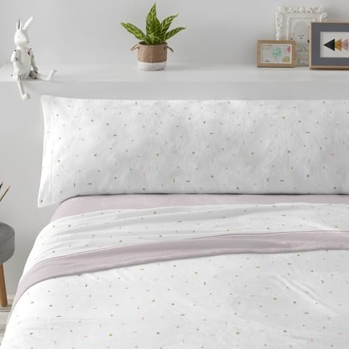 Image of Burrito Blanco | Bedding Set Coral Winter Polyester Bed 90 Nude