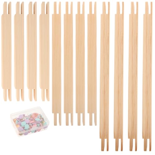 Bastidor para bordar Cabilock kit de 12 piezas de madera con 100 chinchetas para costura
