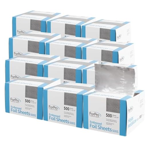 ForPro Embossed Foil Sheets for Hair Color