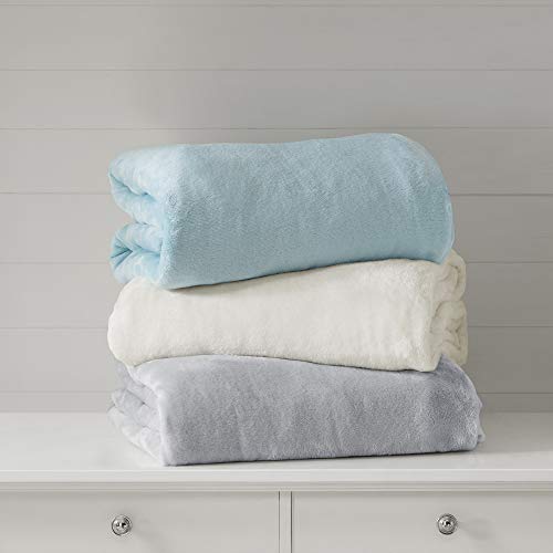 Sleep Philosophy Plush Weighted Ultra Soft And Cozy Warm Calming Heavy Blankets With Poly And Beads Filling, Zipper Removable Cover For Adults, 60X70-18Lbs, Ivory #TOP6