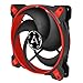 Arctic Bionix P140 Carcasa del Ordenador Enfriador Ventilador de PC (Carcasa del Ordenador, Enfriador, 14 cm, 200 RPM, 1950 RPM, 0.45 Sonio), Negro/Rojo