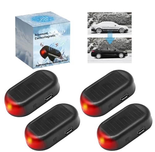 ROVIA Car Interference Antifreeze Instrument, Universal Solar Car Windshield De-Icer, Reusable Anti-Ice Solution, All-in-One Anti-Frost Tool for All Vehicle Safety and Maintenance (4)