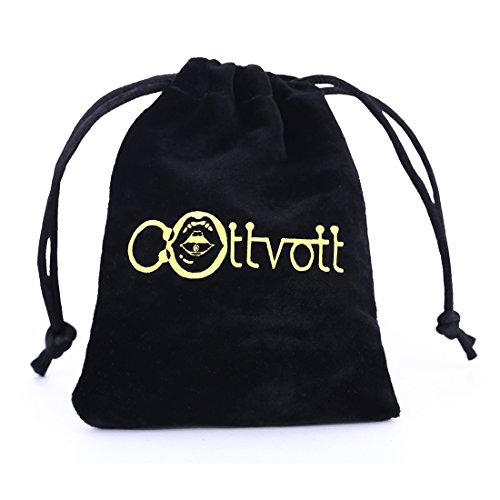 Cottvott Flowers Surgical Steel Earrings Studs For Womens Gold Black (3Pairs Mix Color) #TOP6