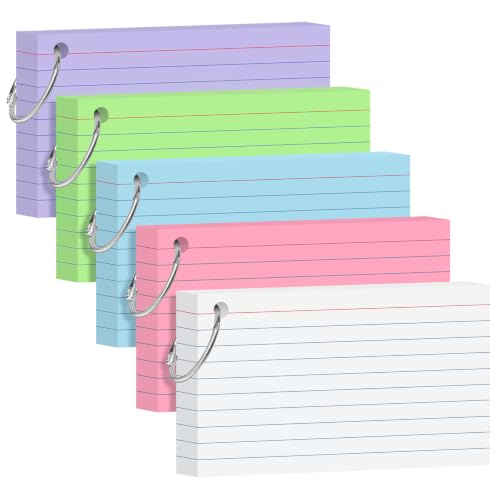 YAGUAO Colored Index Cards 3x5