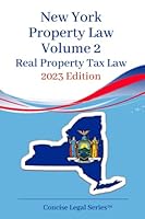 New York Property Law Volume 2: Real Property Tax Law B0BHN6P1X1 Book Cover