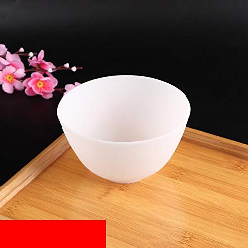 Bowl de silicón blanco 12.5x8 cm para mezclar y medir miniatura 6