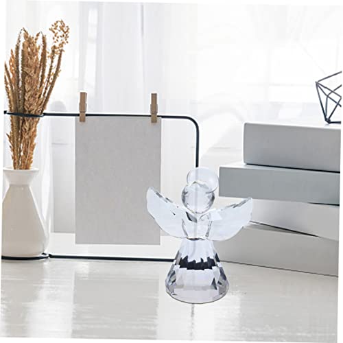 Ange en cristal sun catcher suspendu pour bougie et statue décorative - 5