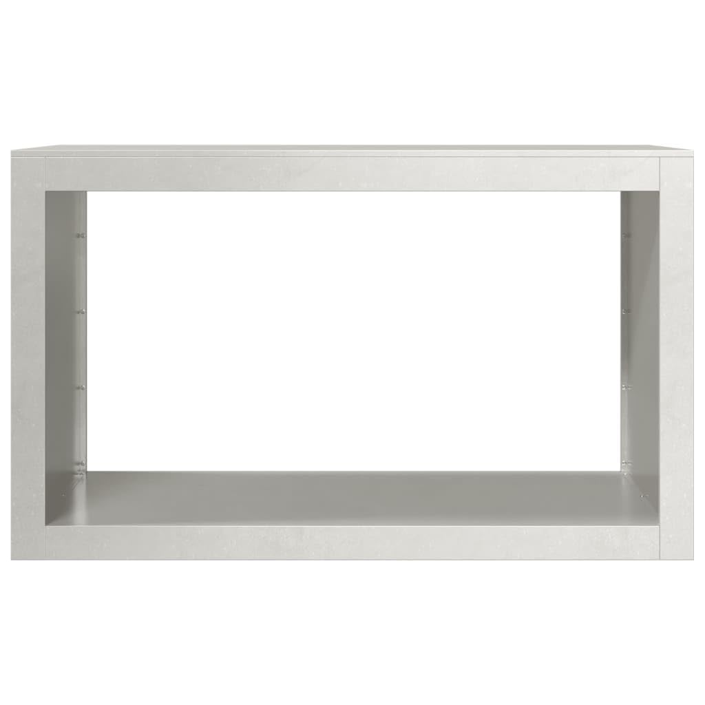 Homgoday Bastidor para leña de 100 x 40 x 60 cm, de acero inoxidable, para interior, leña, leña, para chimenea, leñera de interior, apilable, estufa estante de madera