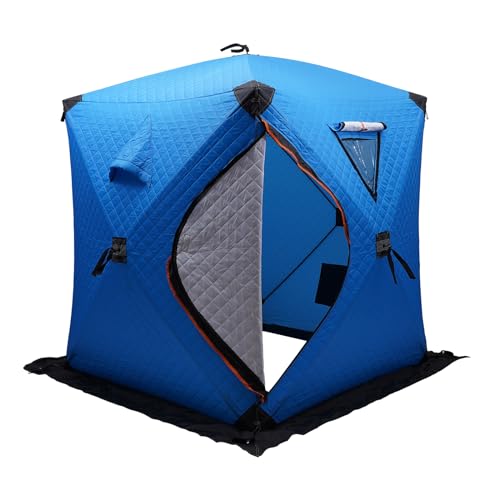 Carpa para pesca en hielo con aislamiento para 1-2 personas