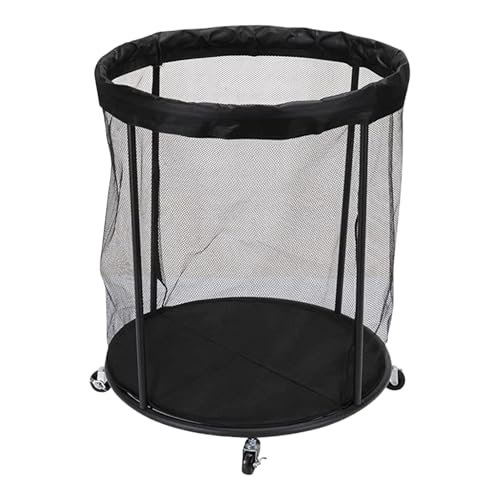 Genérico Contenedor De Pelotas | Almacenamiento De Baloncesto | Contenedor Organizador De Gran Capacidad Caja Red Para Deportes Piscina Terraza Jardín Exterior