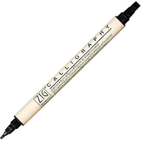 Kuretake Zig Memory Calligraphy Marker - Pure Black Cover