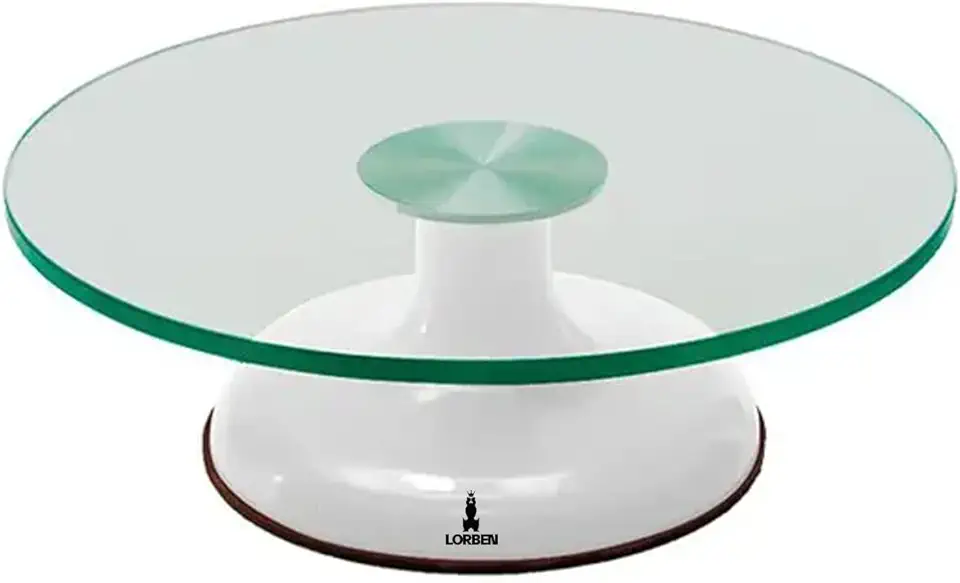 Bailarina Giratória Bolo Torta Vidro Rolamento Duplo Lorben