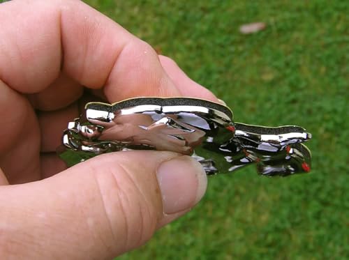 Image of 2pcs Bulldog Side Left and Right Car Truck Metal Emblems 3D Badges Decals (Silver)