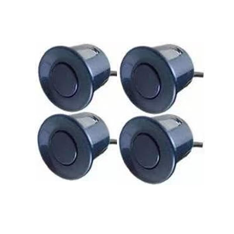 Aiuphing 4 sensores de asistencia al aparcamiento, 4 sensores universales traseros solo (negro)