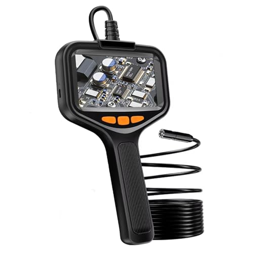 HYZHANHONG 20m, Industrial Endoscope Camera 4.3-Inch LCD Digital Handheld Endoscope IP67 Waterproof 1080P High-Definition 8Mm Sewer Camera Suitable for Pipelines