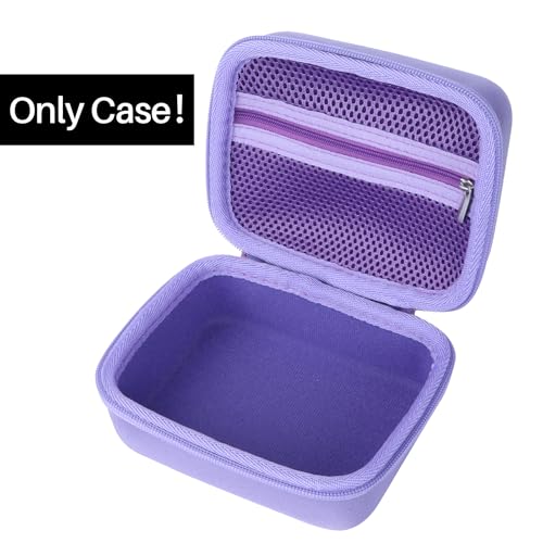 Image of Lebakort Hard Carry Case Compatible with Nelko Photo Printer, PP01 / PP03 Color Mini Portable Printer, Travel Portable Storage Bag (Purple Case)