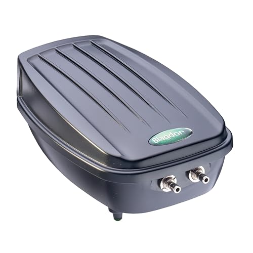 Blagdon Pond Water Oxygenator Kit 2 Outlet Aeration Air Pump for Standard Ponds up to 2000 litres Green