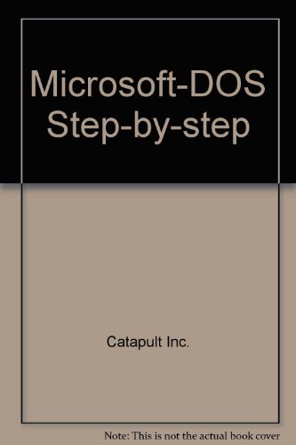  Microsoft MS-DOS 6 Step by Step/Book and Disk