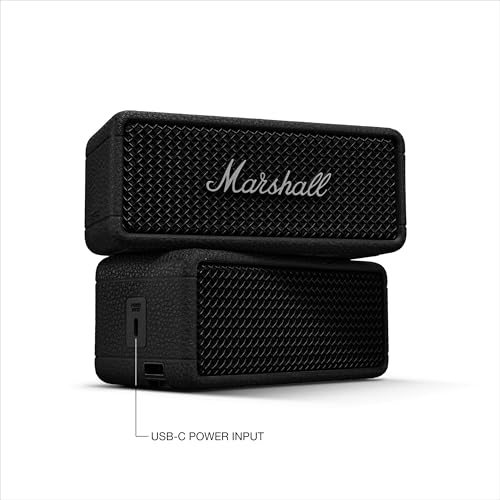 Marshall Emberton III Portable Bluetooth Waterproof Speaker - Black/Silver - image 4