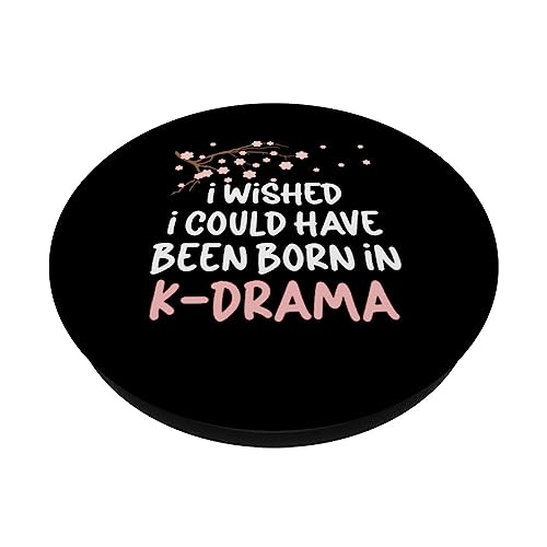 K-Pop Korean Drama Kdrama K-Drama Korean Culture PopSockets Swappable PopGrip, Black - Image 2