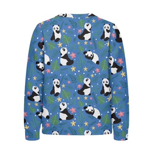 Children's Sweaters Boys Girls Crew Neck Sweater Long Sleeve Basic Pullover Soft Warm Thin Fleece for Kids2