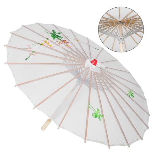 Sombrilla japonesa de seda para baile antiguo y eventos clásicos 8