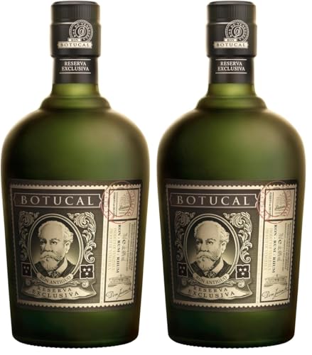 Botucal Reserva Exclusiva Rum - Geschenkempfehlung- Komplex und ausgewogen, mit einem langanhaltenden, verführerischen Abgang -0.7L/40{9957d79c26030a29f56b4338313c7011de24c49bb16b96128e026b4033dfe975} Vol. (Packung mit 2)