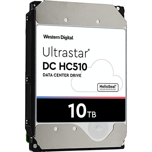 Image of Western Digital HUH721010ALE604 10TB Ultrastar DC HC510 SATA HDD - 7200 RPM Class, SATA 6 Gb /s, 256MB Cache, 3.5 inch